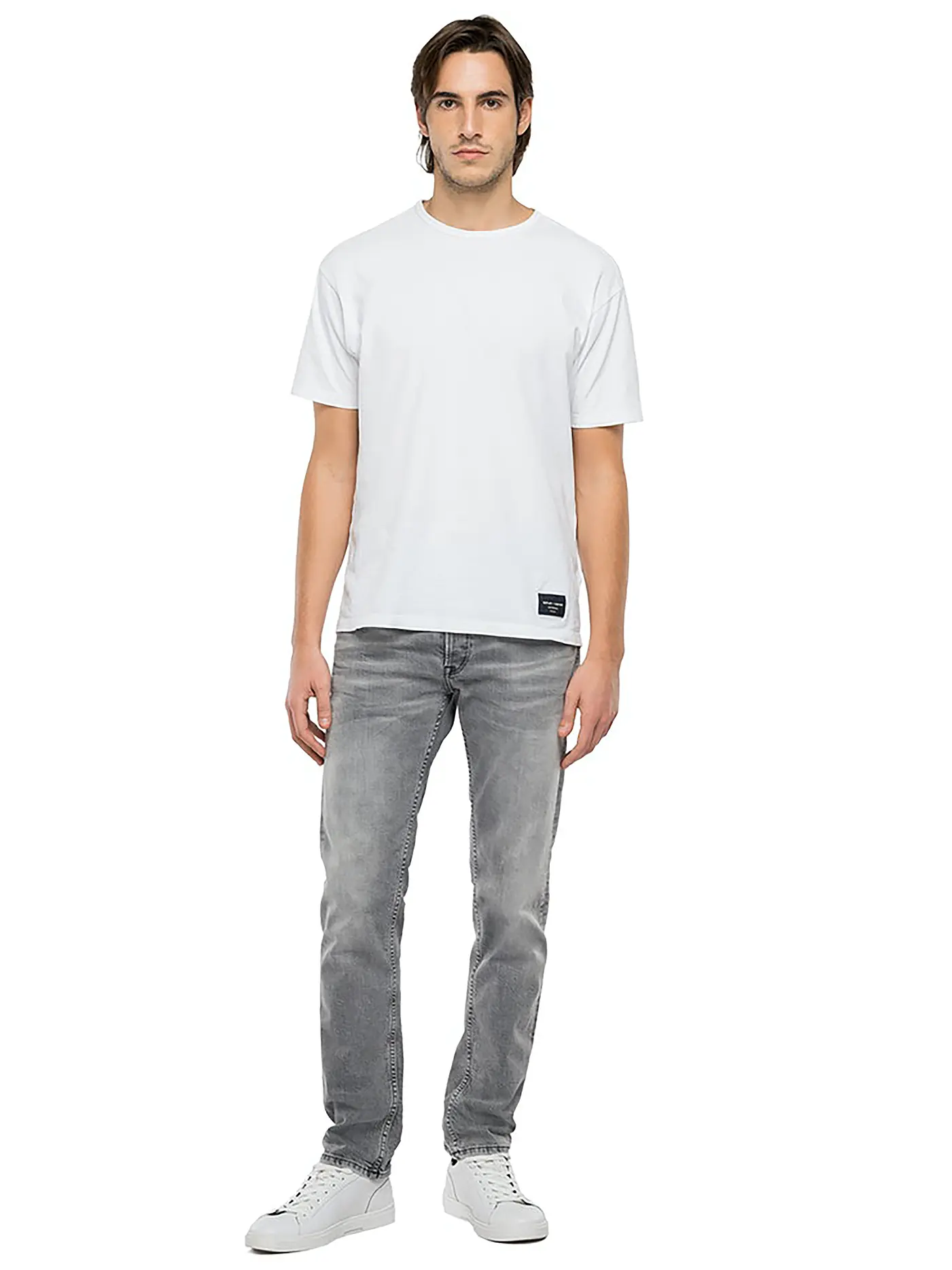 REPLAY | Jeans Straight Fit GROVER | grau
